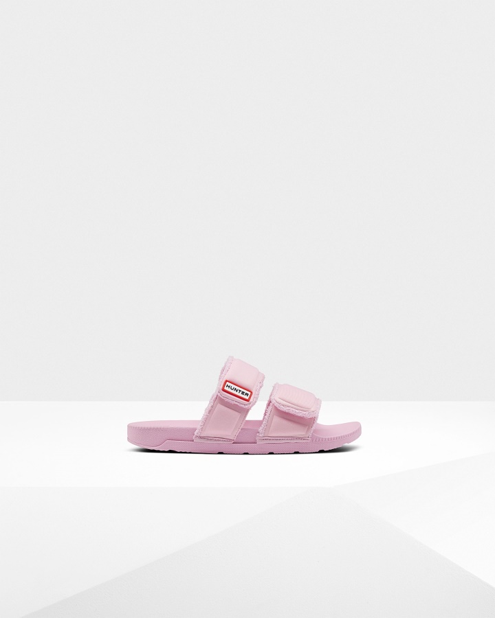 Chanclas De Mujer Hunter Con Correa Doble Foxglove Rosa