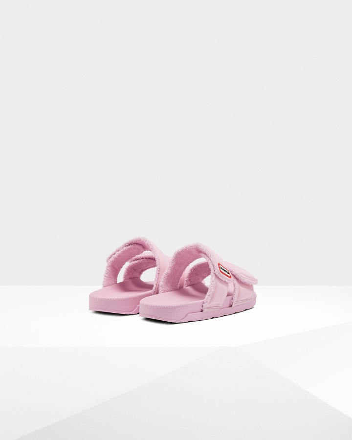 Chanclas De Mujer Hunter Con Correa Doble Foxglove Rosa