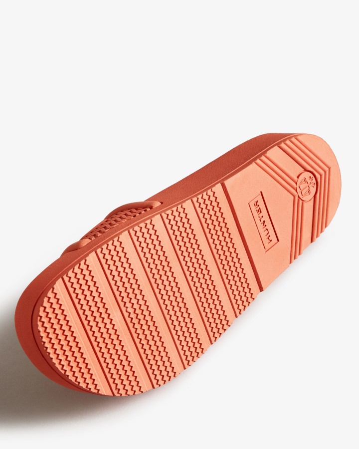 Chanclas Hunter Mujer Bloom Sun-cup Naranja
