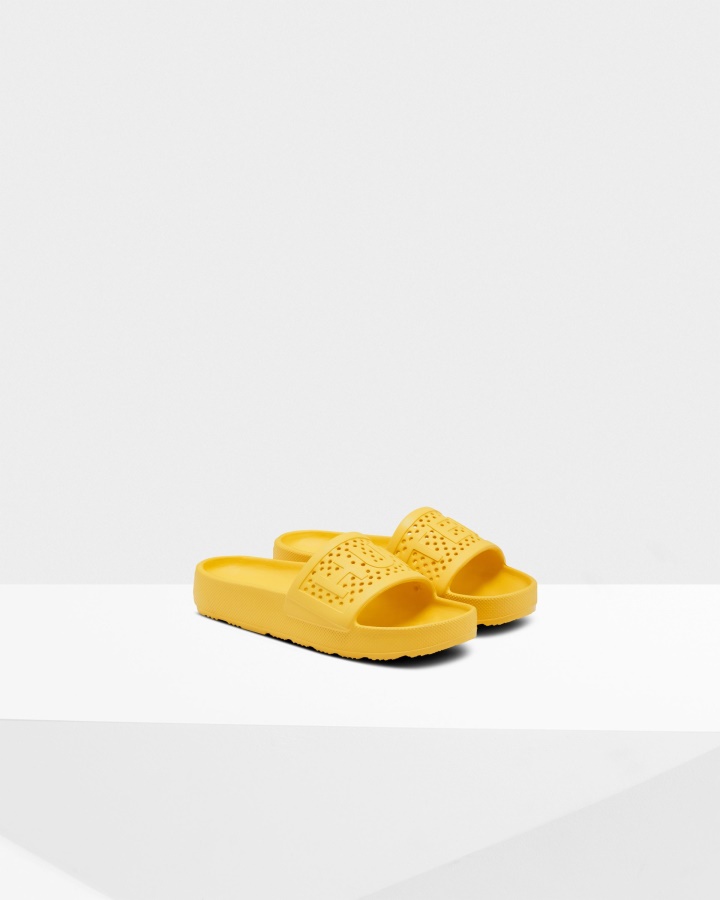 Chanclas Moldeadas Ligeras De Mujer Hunter Amarillo Girasol