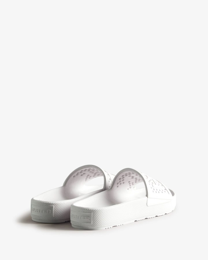 Chanclas Moldeadas Ligeras De Mujer Hunter Blancas