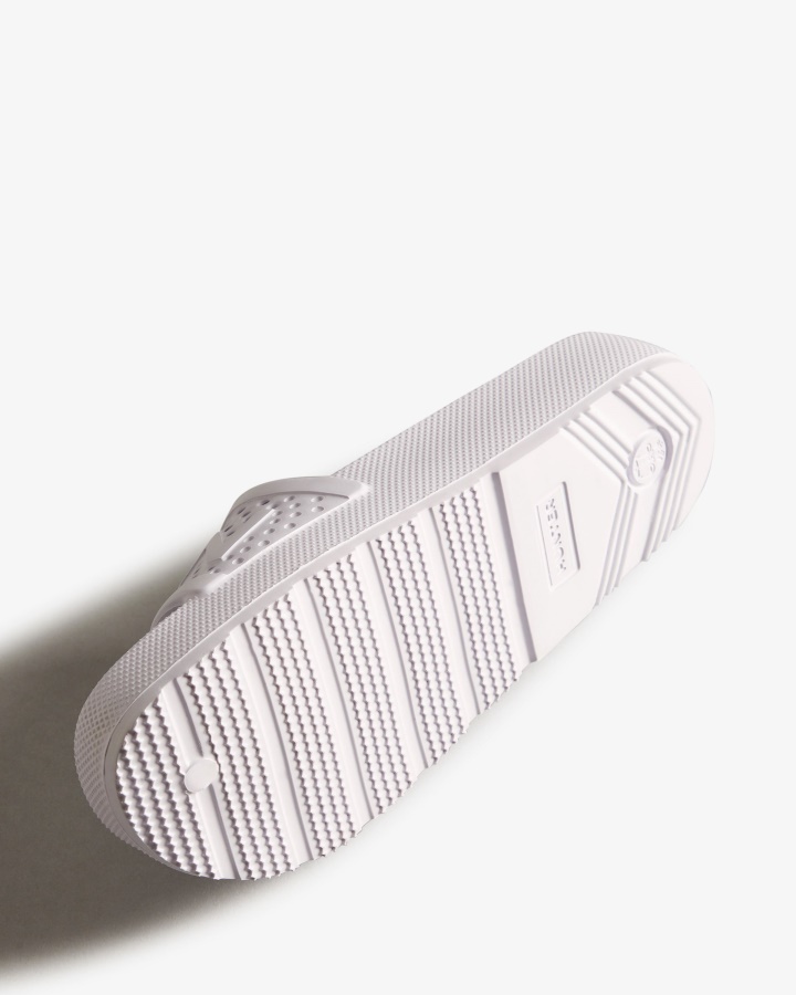 Chanclas Moldeadas Ligeras De Mujer Hunter Blancas