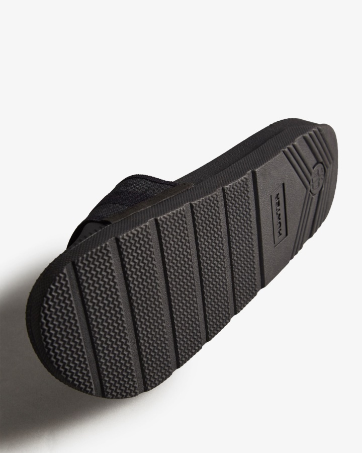 Chanclas Mujer Hunter Elasticas Negras