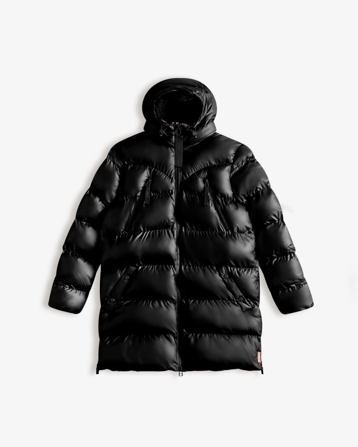 Chaqueta Acolchada Con Aislamiento De Goma Para Mujer Hunter Negra