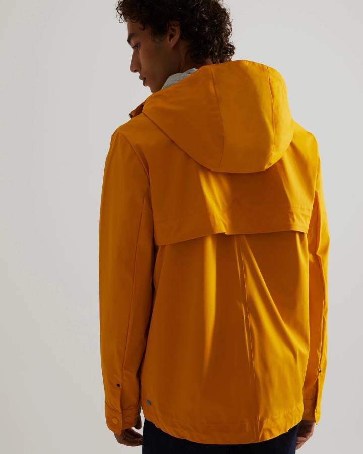 Chaqueta Impermeable Ligera Hunter Hombre Amarilla