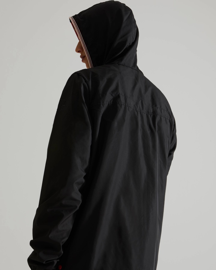 Chaqueta Plegable Ligera Reciclada De Hombre Hunter Negra