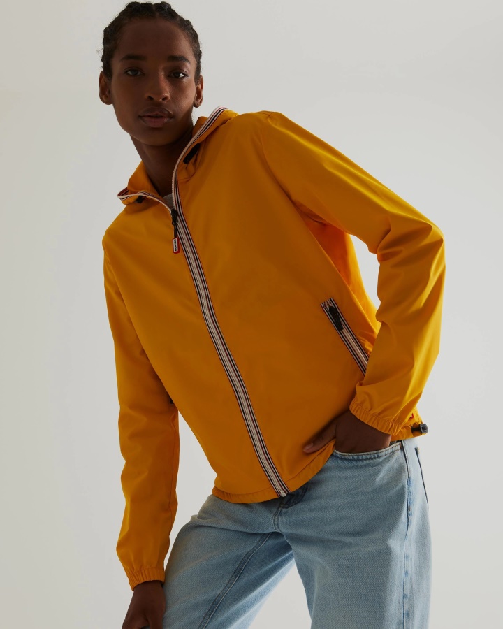 Chaqueta Plegable Ligera Reciclada De Mujer Hunter Amarilla