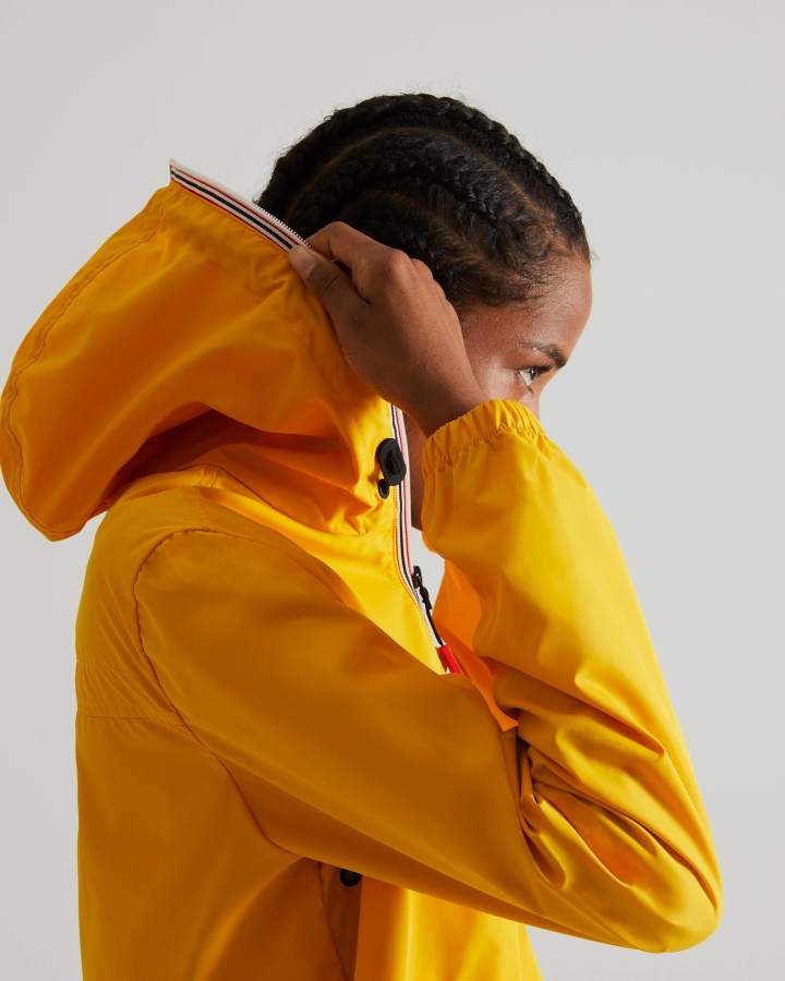 Chaqueta Plegable Ligera Reciclada De Mujer Hunter Amarilla