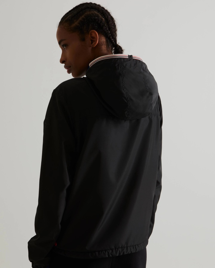 Chaqueta Plegable Ligera Reciclada De Mujer Hunter Negra