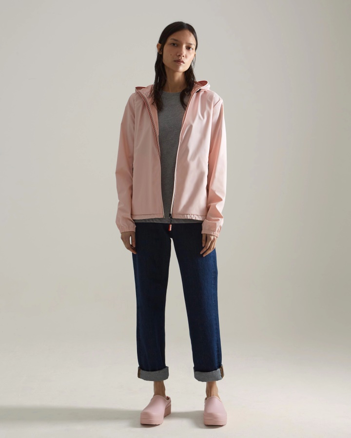 Chaqueta Plegable Ligera Reciclada De Mujer Hunter Rosa Azalea