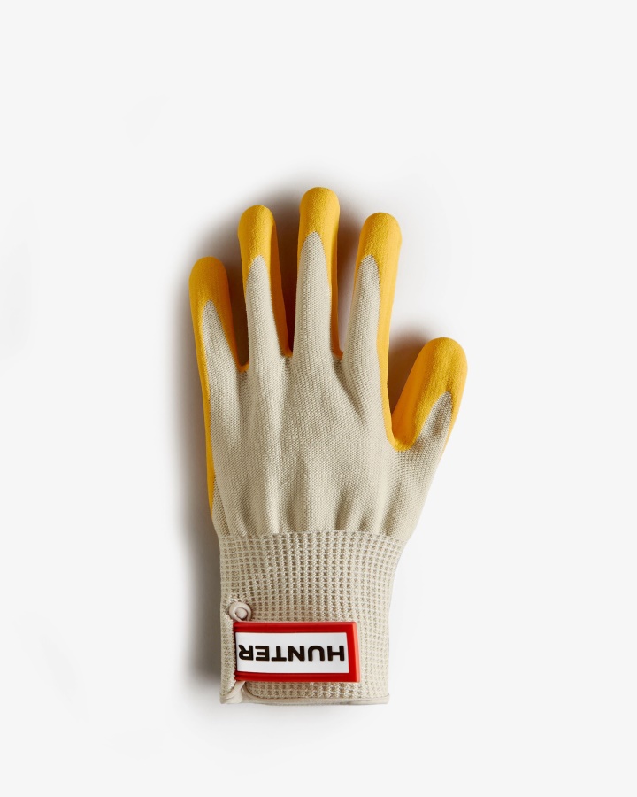 Guantes De Jardinería De Goma Hunter Amarillos