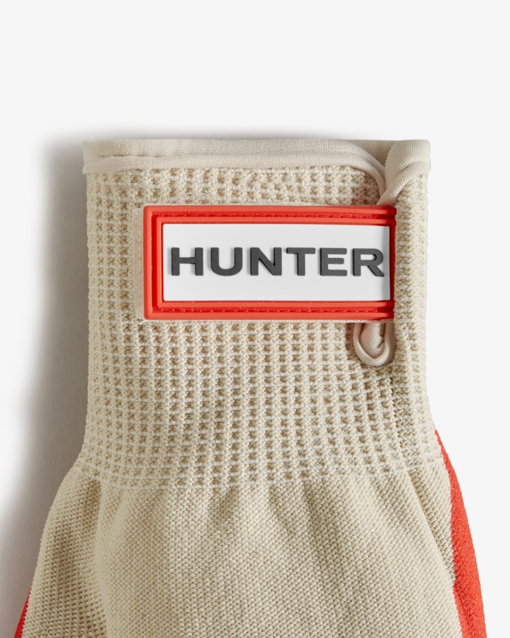 Guantes De Jardinería De Goma Hunter Logo Rojo