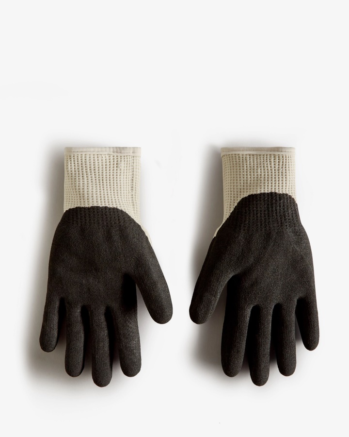 Guantes De Jardinería De Goma Hunter Negros