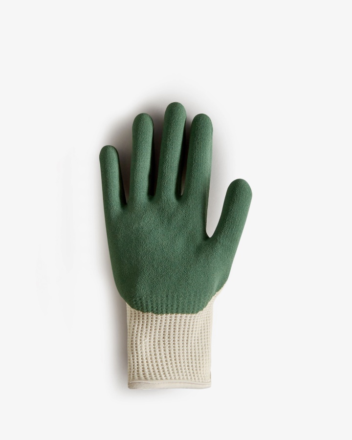 Guantes De Jardinería De Goma Hunter Verde Cazador