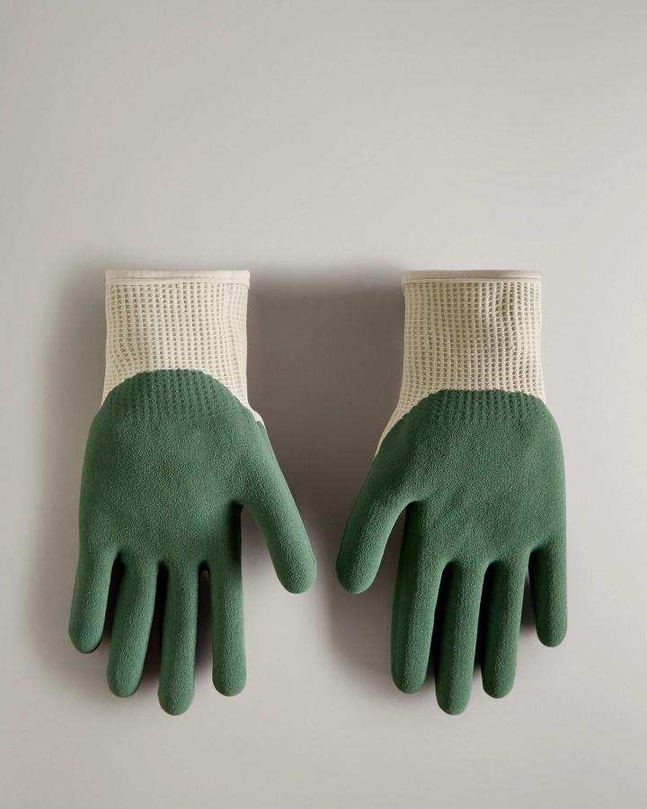 Guantes De Jardinería De Goma Hunter Verde Cazador