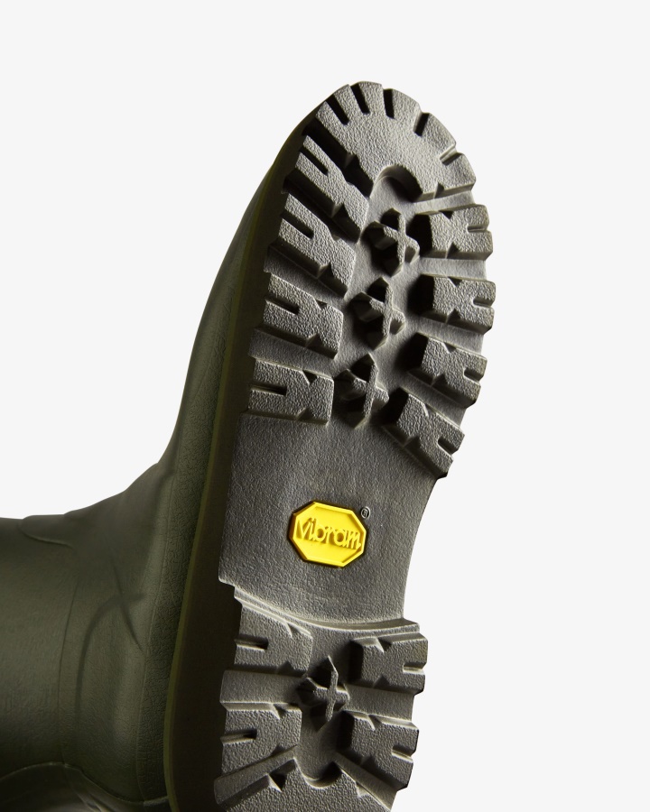 Hunter Balmoral - Botas De Agua Ajustables Laterales Para Hombre Color Oliva Oscuro