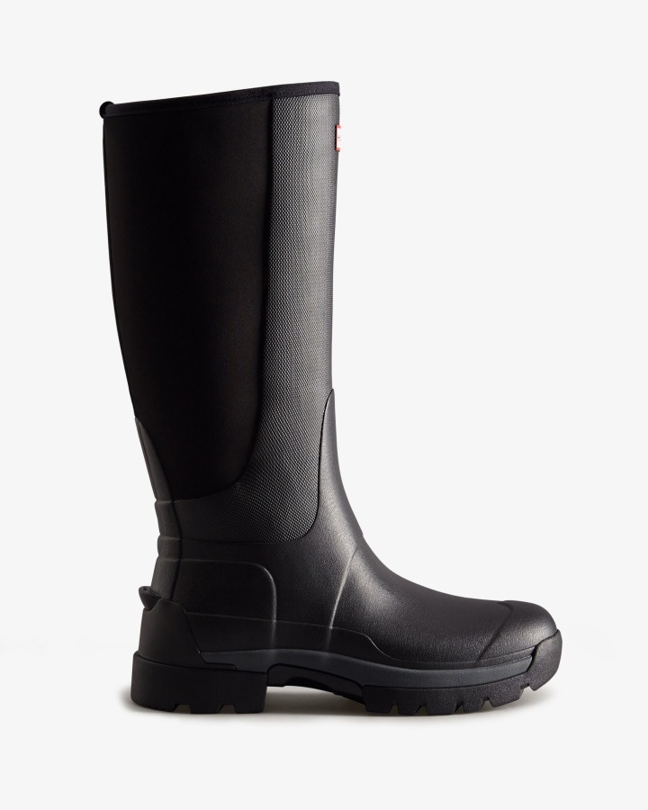 Hunter Balmoral Field Hybrid - Botas De Lluvia Para Hombre Color Negro