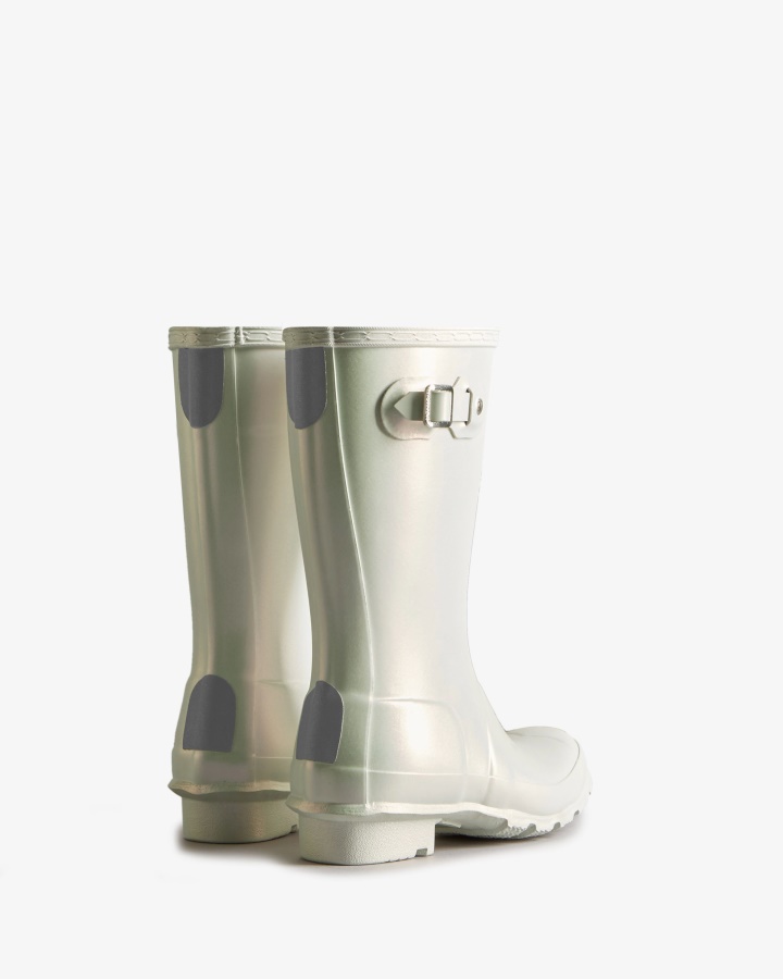 Hunter Big Kids (5-11 Años) Botas De Agua Nebula Plata