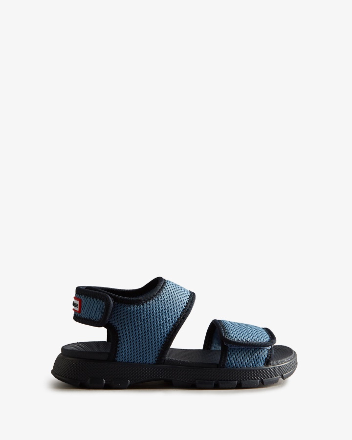 Hunter Big Kids (5-9 Años) Sandalias De Malla Para Caminar Al Aire Libre Stornoway Azul Marino