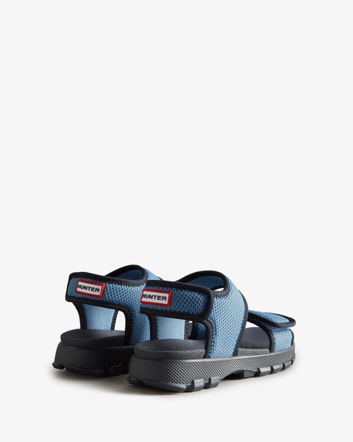 Hunter Big Kids (5-9 Años) Sandalias De Malla Para Caminar Al Aire Libre Stornoway Azul Marino