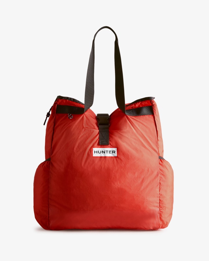 Hunter Bolso Tote Ripstop Plegable Hunter Rojo