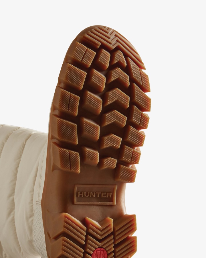 Hunter Botas Altas Para La Nieve Con Aislamiento Intrepid Para Mujer White Willow-Gum