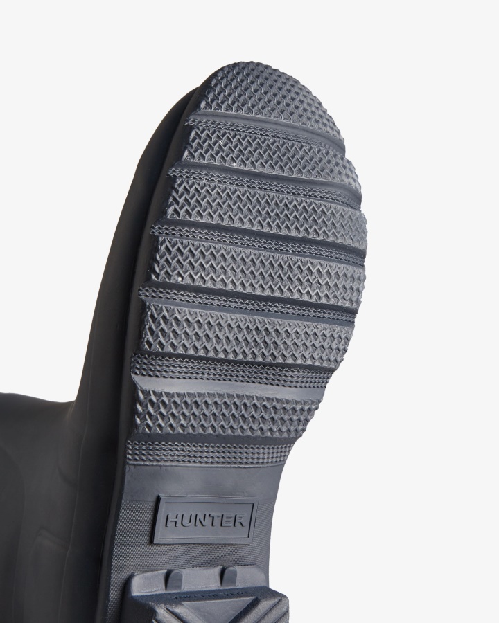 Hunter Botas De Agua Ajustables Con Espalda Alta Para Mujer Azul Marino