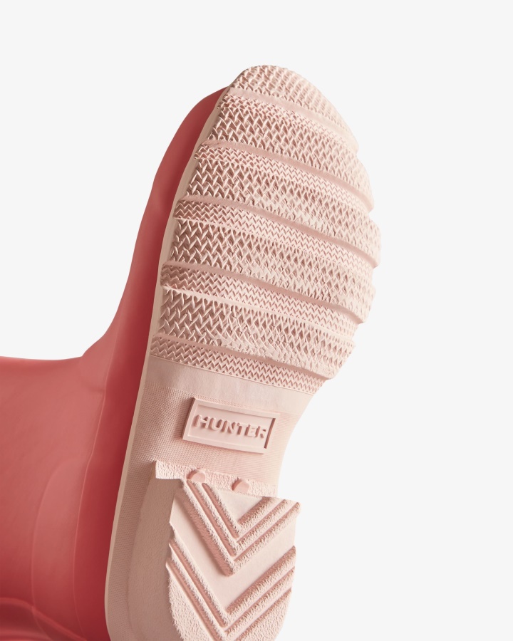Hunter Botas De Agua Con Aislamiento Para Niños Grandes (5-11 Años) Polaris Pink-salt Pink