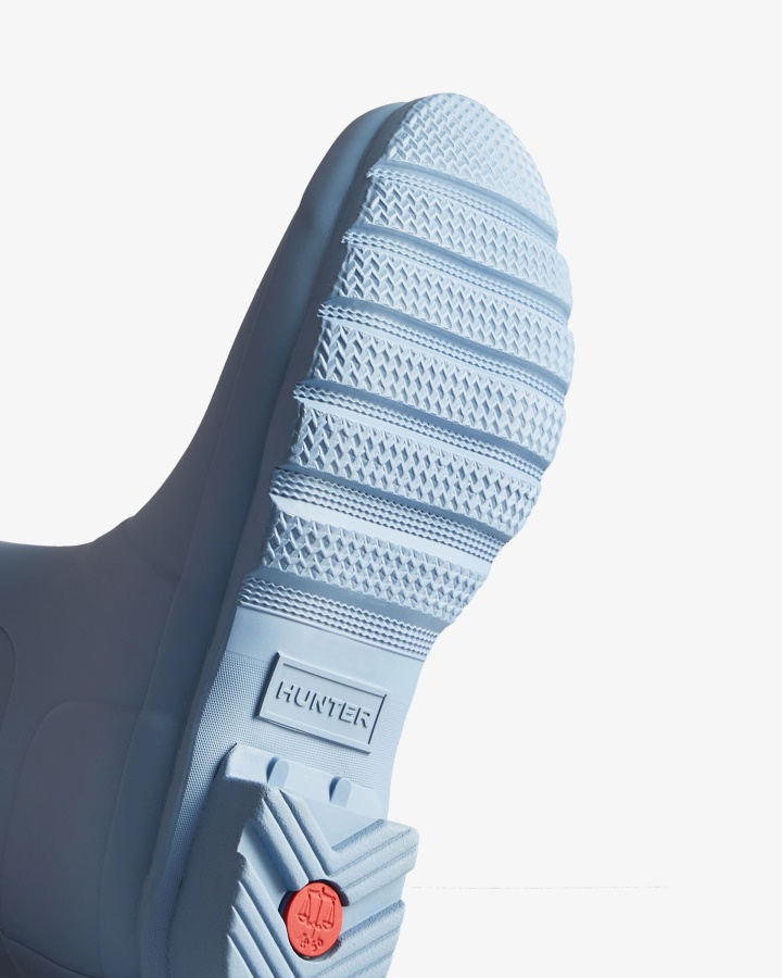 Hunter Botas De Agua Cortas Traseras Ajustables Mujer Bouvet Blue-balder Blue