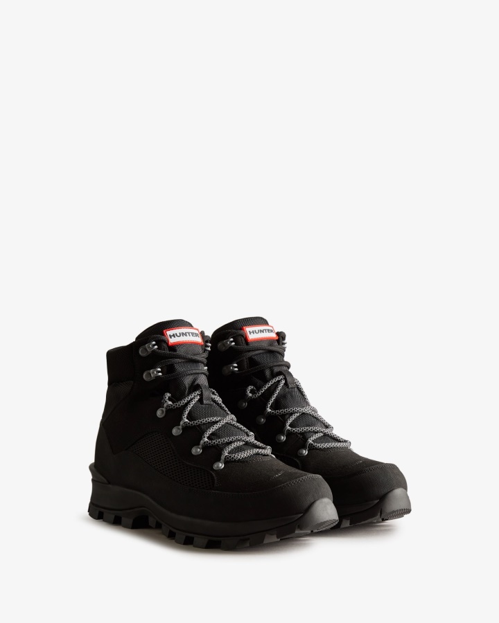 Hunter Botas De Comando Con Cordones Y Aislamiento Explorer Para Hombre Color Negro