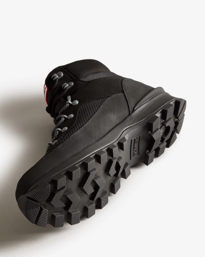 Hunter Botas De Comando Con Cordones Y Aislamiento Explorer Para Hombre Color Negro