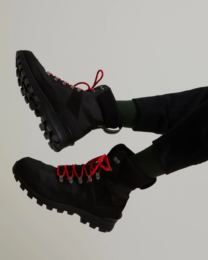 Hunter Botas De Comando De Poliéster Reciclado Con Aislamiento Para Hombre Negras