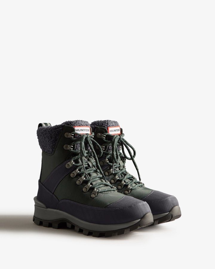 Hunter Botas De Comando De Poliéster Reciclado Con Aislamiento Para Mujer Arctic Musgo Verde-henson Azul Marino
