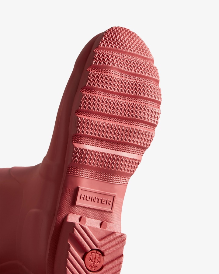 Hunter Botas De Lluvia Ajustables Con Espalda Alta Para Mujer Glenmore Rose-sun-cup Orange