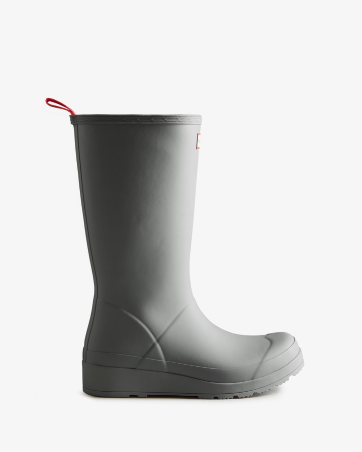 Hunter Botas De Lluvia Altas Con Aislamiento Para Mujer Color Gris Tundra