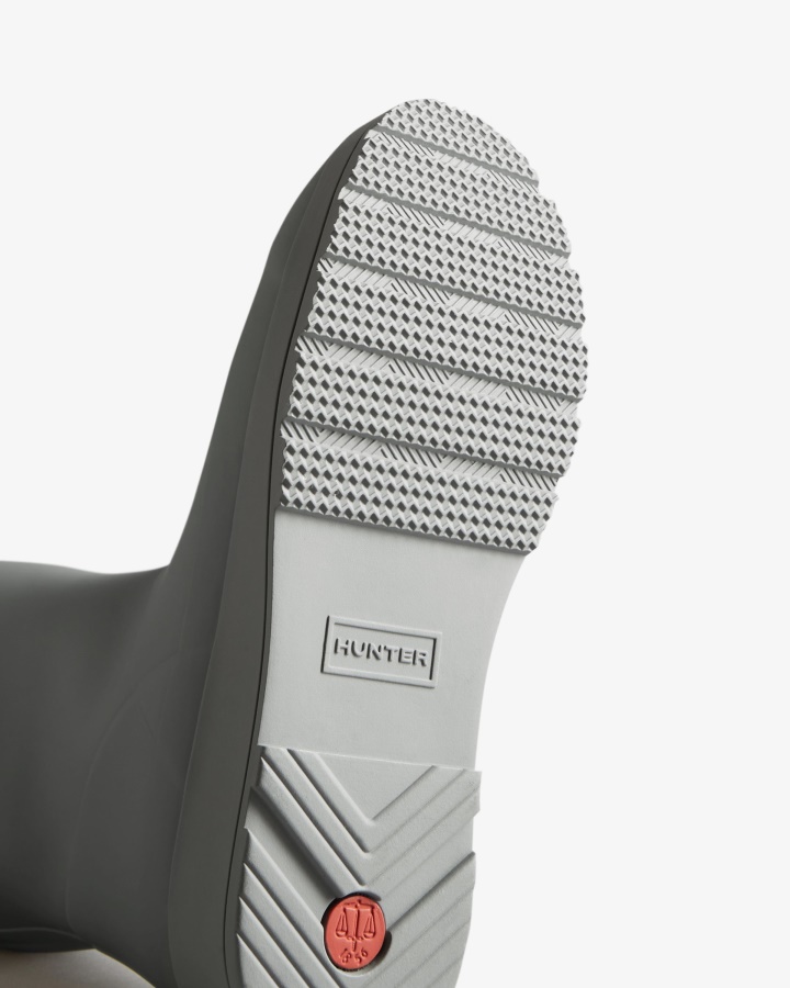 Hunter Botas De Lluvia Altas Con Aislamiento Para Mujer Color Gris Tundra