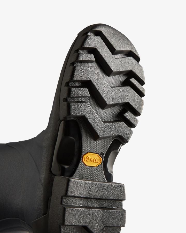 Hunter Botas De Lluvia Balmoral Ajustables De Neopreno De 3 Mm Para Mujer Azul Marino-pimienta