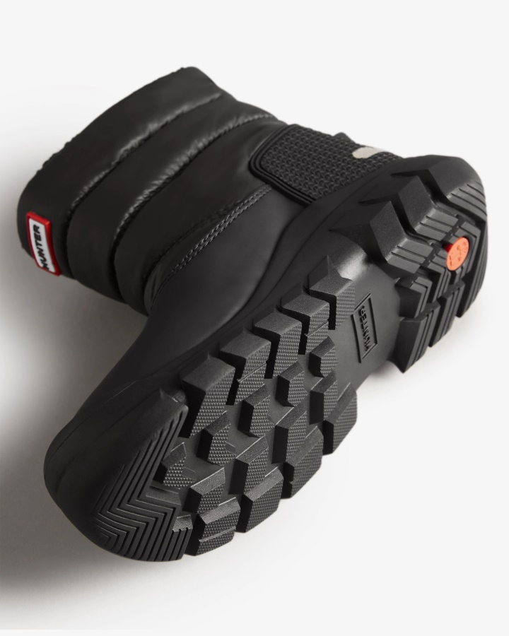 Hunter Botas De Nieve Aisladas Para Niños Grandes (5-10 Años) Negro