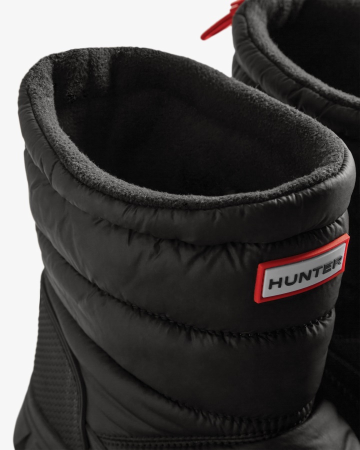 Hunter Botas De Nieve Cortas Con Aislamiento Intrepid Para Hombre Color Negro