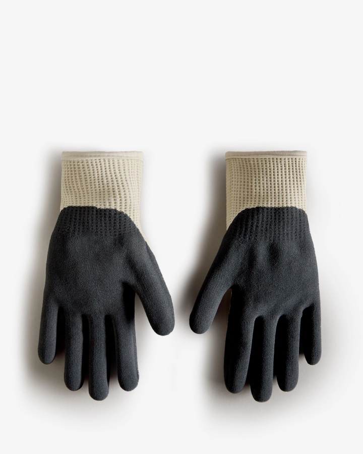 Hunter Guantes De Jardinería De Goma Azul Marino