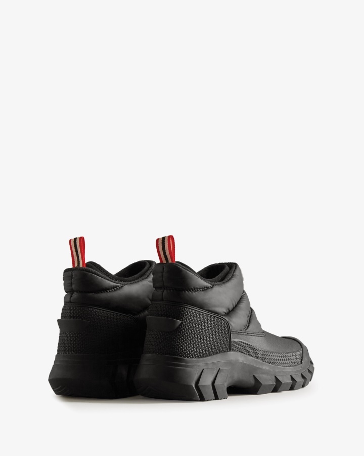 Hunter Intrepid Insulated - Botas De Nieve Para Hombre Color Negro