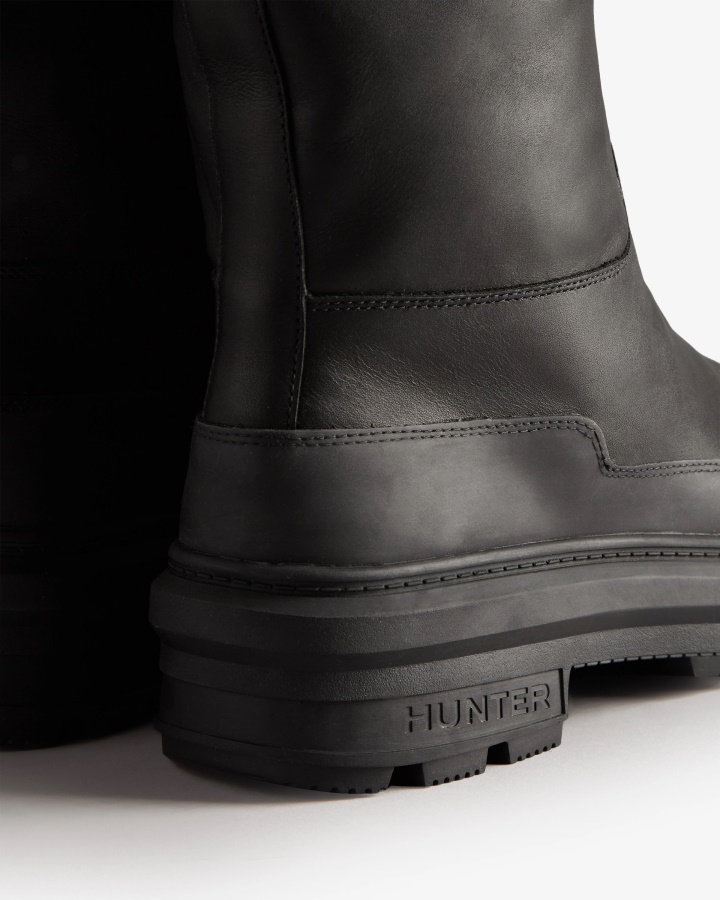 Hunter Killing Eve - Bota De Caza Alta Para Mujer Color Negro
