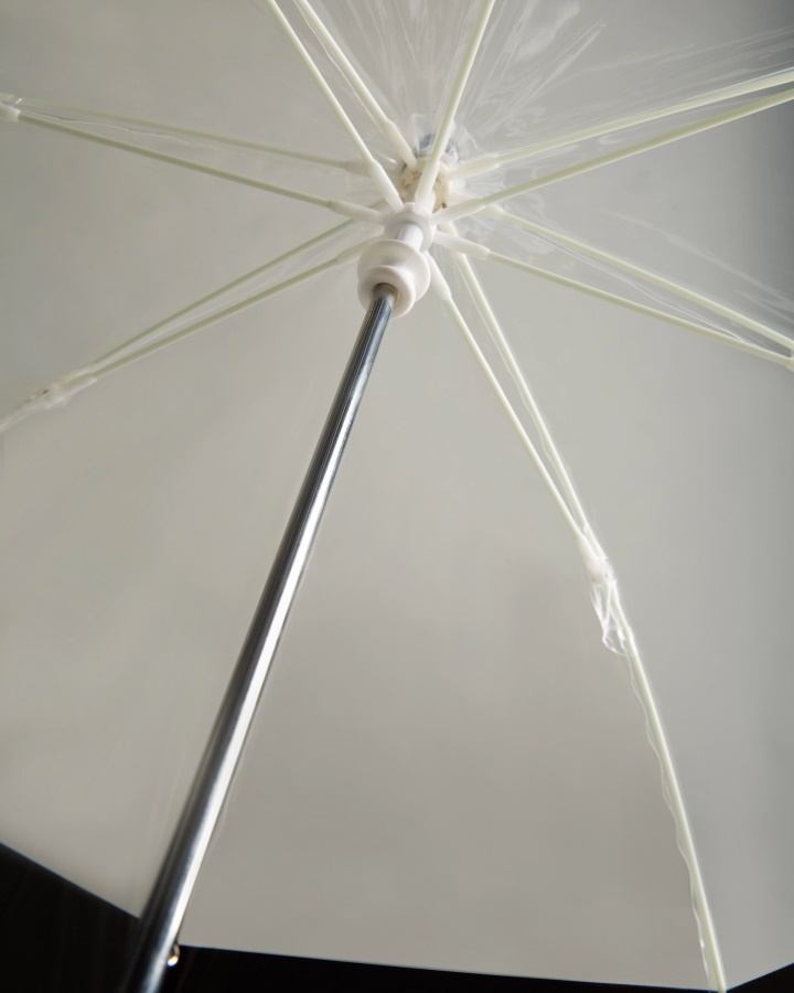 Hunter Niños Bigote Burbuja Paraguas Negro