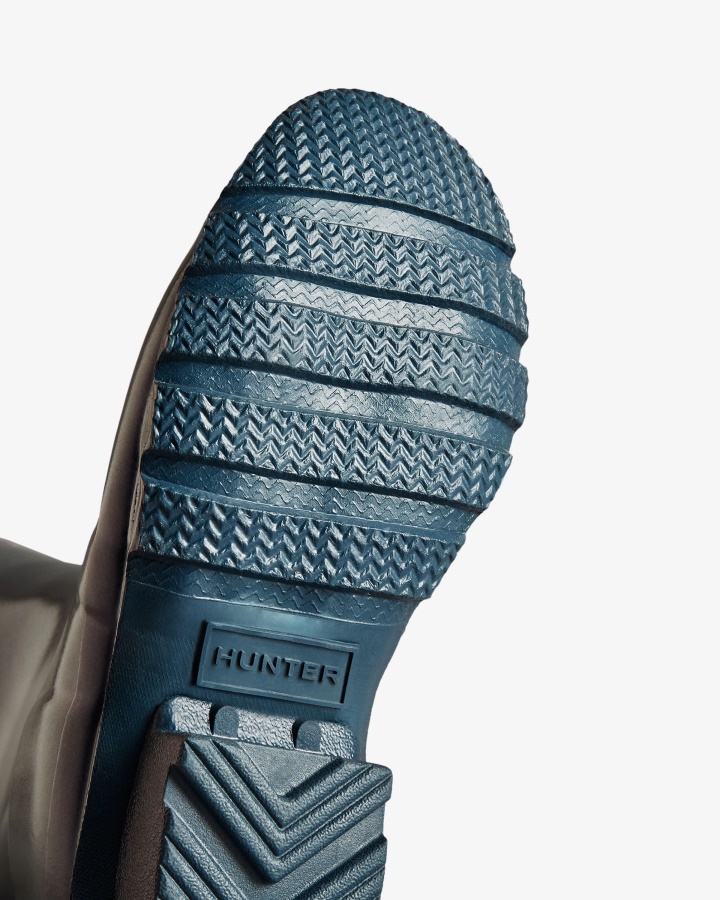 Hunter Niños Grandes (5-11 Años) Botas De Lluvia Nebula Stornoway Azul