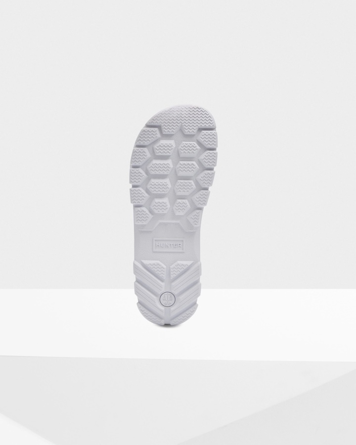 Hunter Niños Grandes (5-9 Años) Sandalias Para Caminar Al Aire Libre Blanco