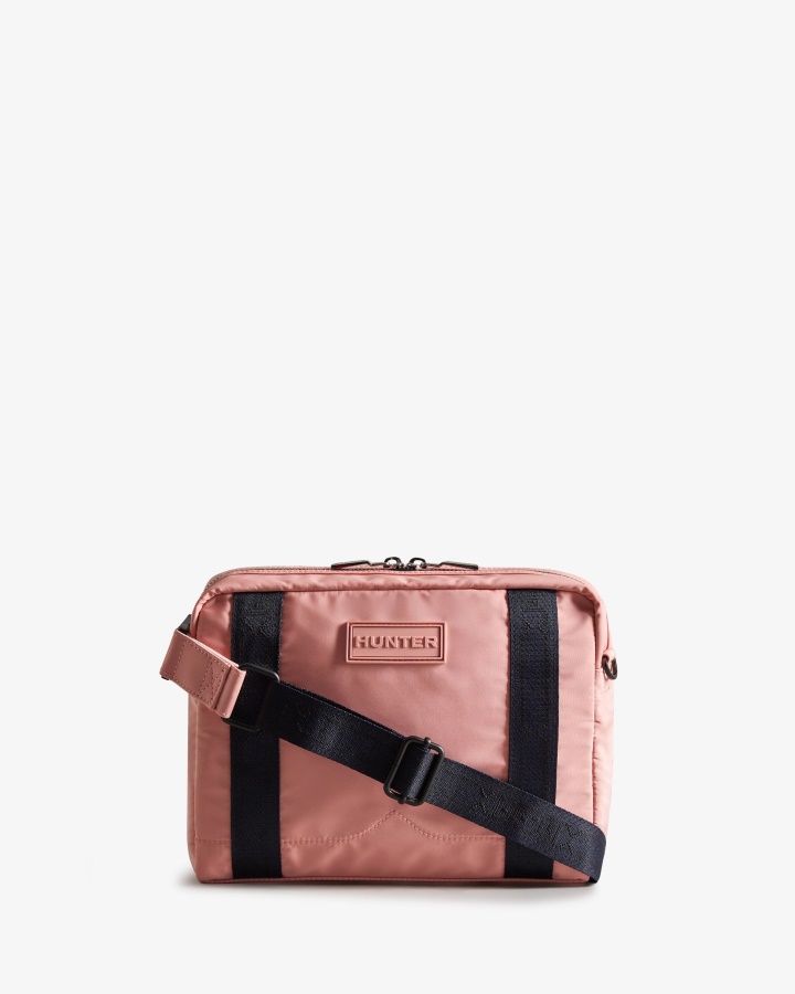 Hunter Refinado Bolso Bandolera Sostenible Bramble Blossom Rosa