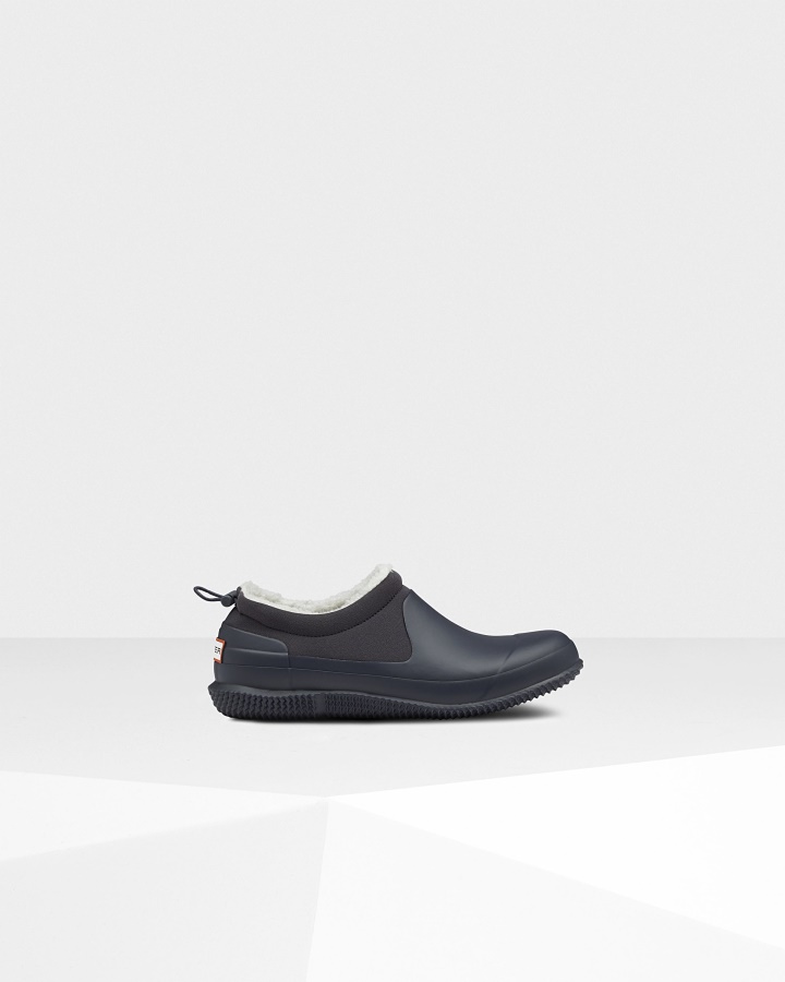 Hunter Zapato De Piel De Oveja Vegana Con Aislamiento Para Hombre Hunter Navy