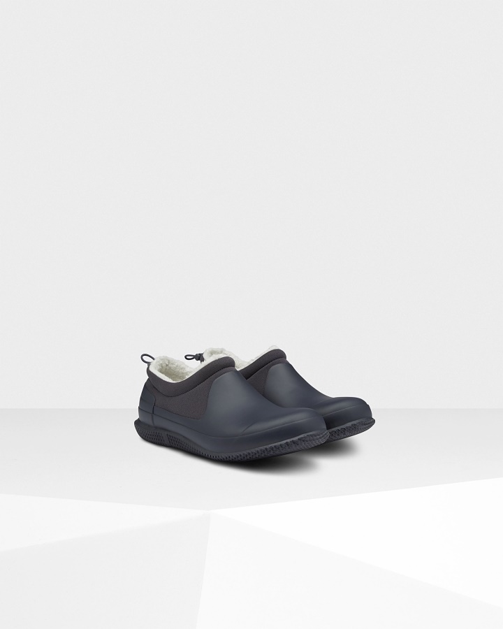 Hunter Zapato De Piel De Oveja Vegana Con Aislamiento Para Hombre Hunter Navy