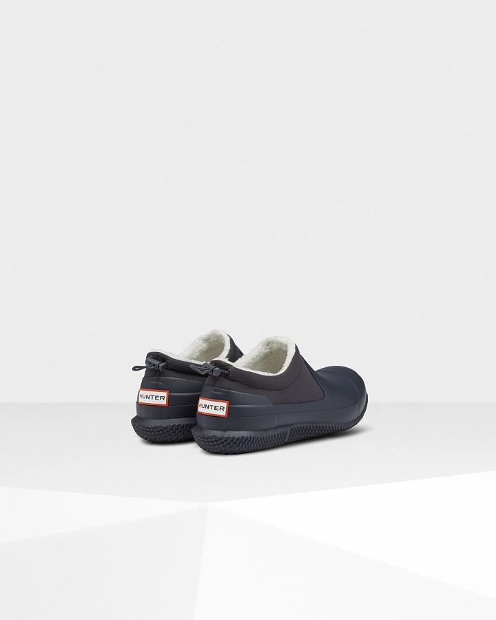 Hunter Zapato De Piel De Oveja Vegana Con Aislamiento Para Hombre Hunter Navy