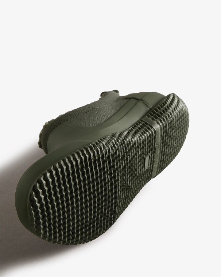 Hunter Zapato De Piel De Oveja Vegana Con Aislamiento Para Mujer Oliva Oscuro